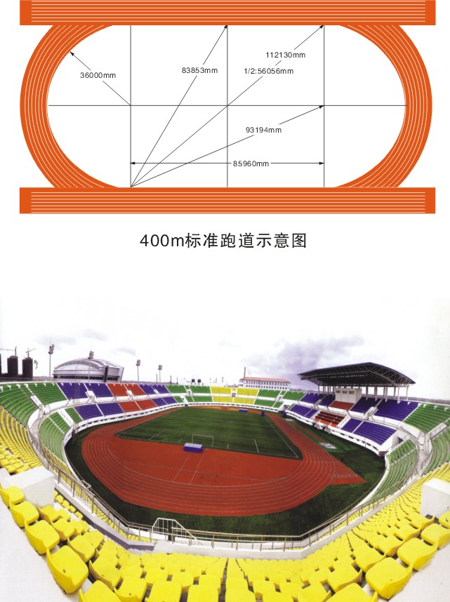 400m标准跑道